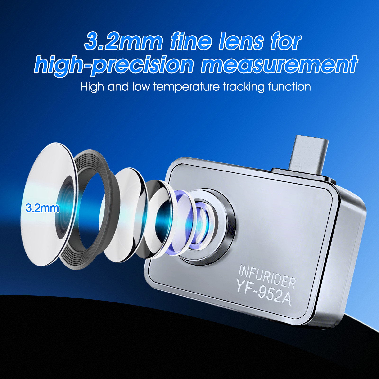 Type-C Thermal Imager 256x192  - Thermal Imaging Camera 256X192 ulasan dan harga