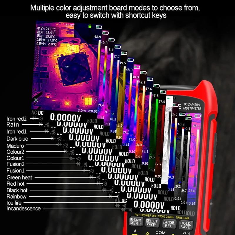 Thermal Imaging Multimeter 256 - Thermal Imager Pcb Repair ulasan dan harga