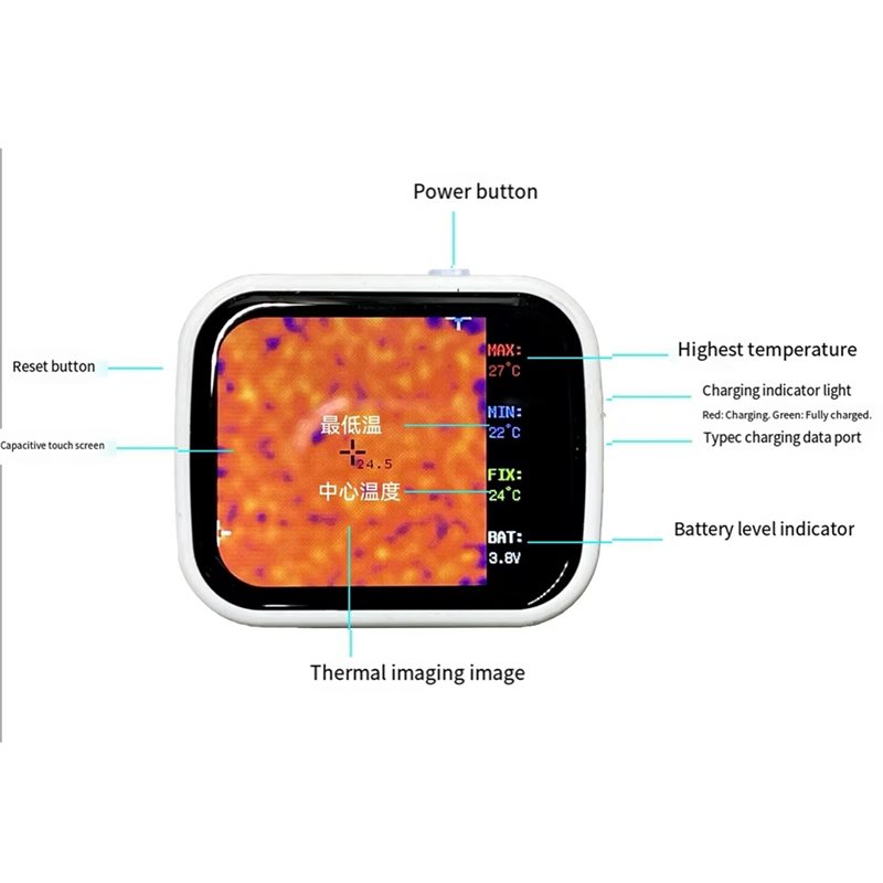 HRBAJ-320 X 240 Touch Screen M - Underfloor Heating Thermal Detector ulasan dan harga