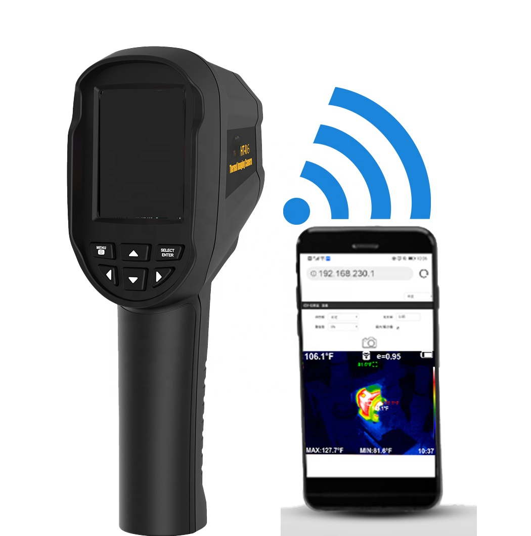 HT-06 256x192 Pixels WIFI Ther - Thermal Imaging Camera 256X192 ulasan dan harga